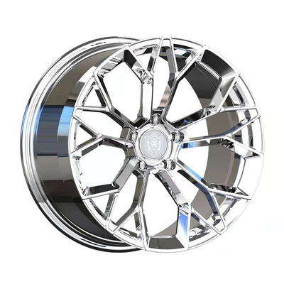 Aluminum Factory Forged Wheel Custom Chrome Wheel 18 19 Inch For Racing Cars