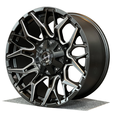 KIPARDO Wheel Aluminum Offroad Truck Rim Available Sizes 17*8 and 18*9, PCD 5*114.3 to 6*139.7